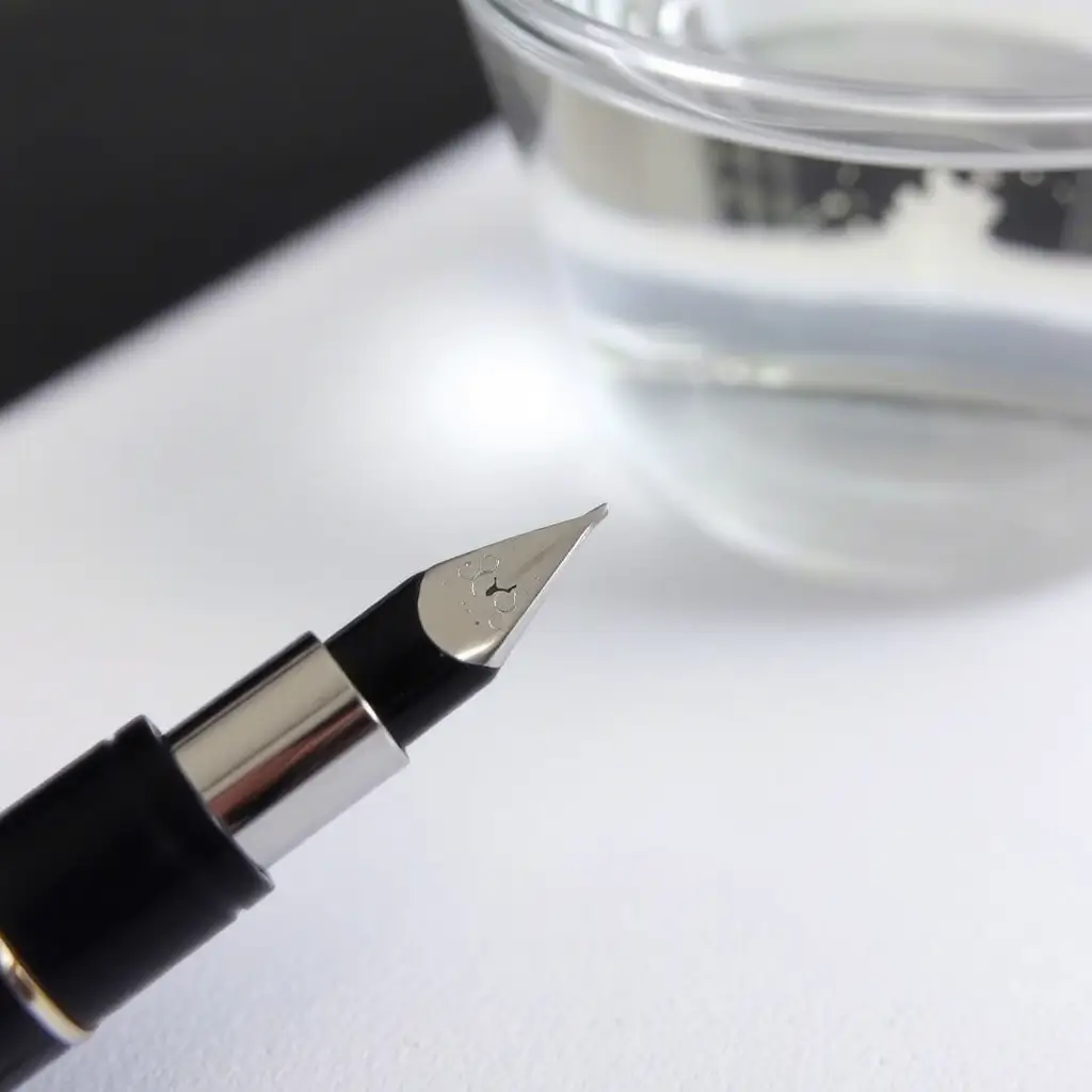 Recuperação de caneta com métodos simples e reutilização, evitando desperdício.